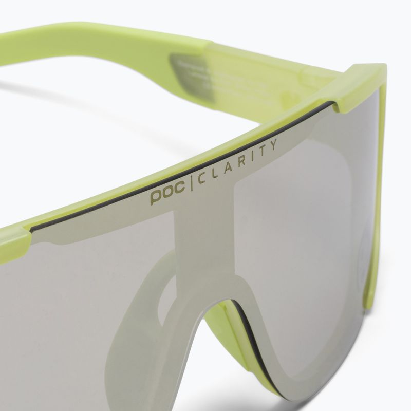 Fahrradbrille POC Aspire lemon calcite translucent/clarity define silver 4