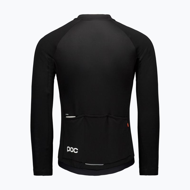 Herren-Radsport-Sweatshirt POC Thermal Lite uranium schwarz 4