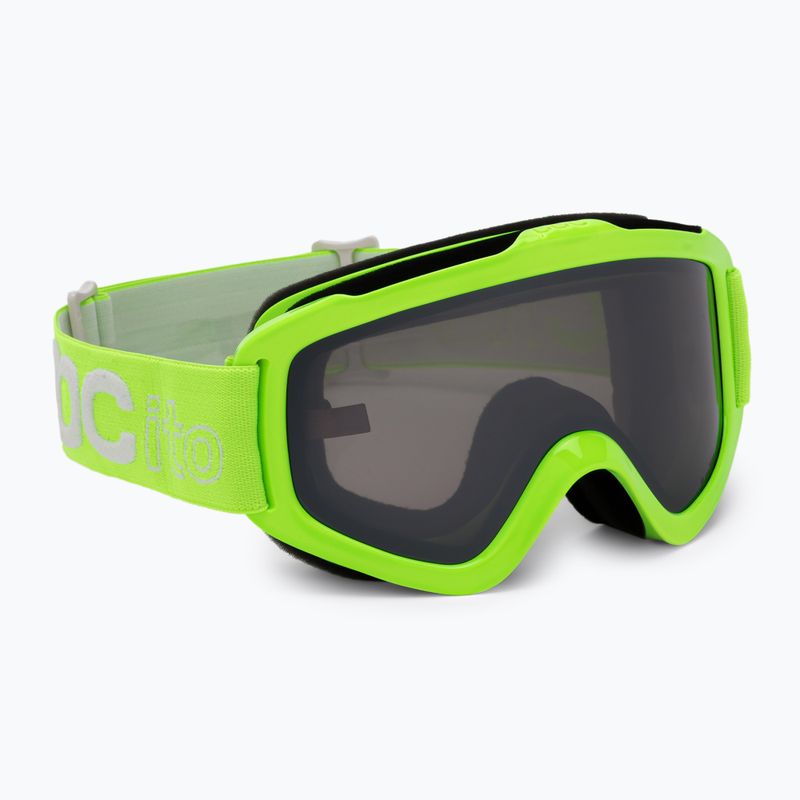 Skibrille für Kinder POC POCito Iris fluorescent yellow/green/clarity pocito