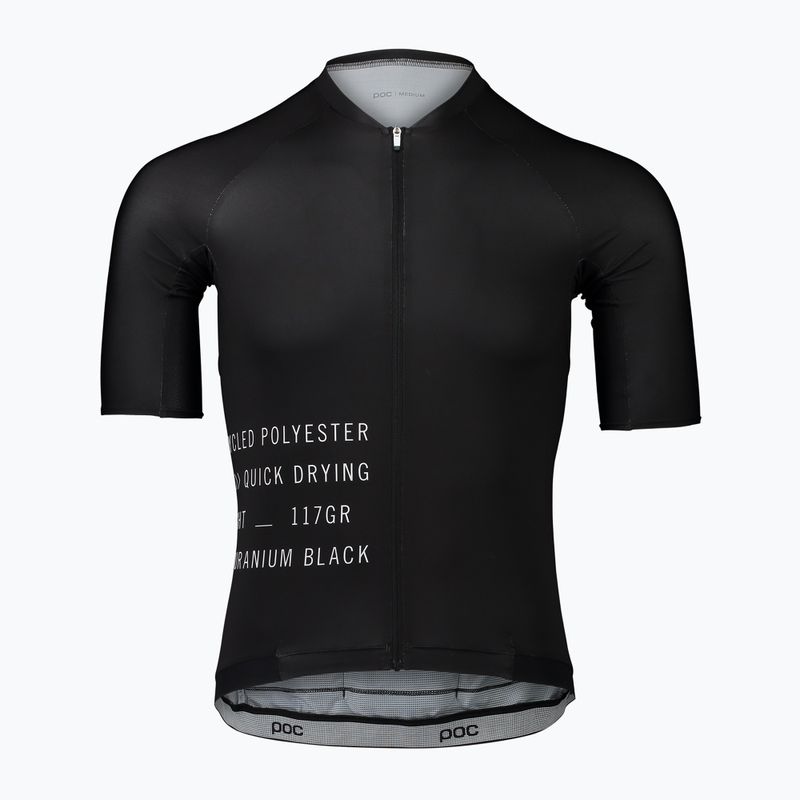 Fahrradtrikot für Männer POC Pristine Print uranium black 4