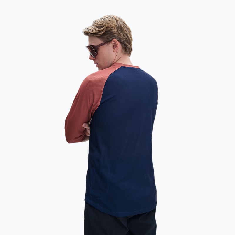 Fahrradtrikot für Männer POC MTB Pure 3/4 turmaline navy/himalayan salt 3