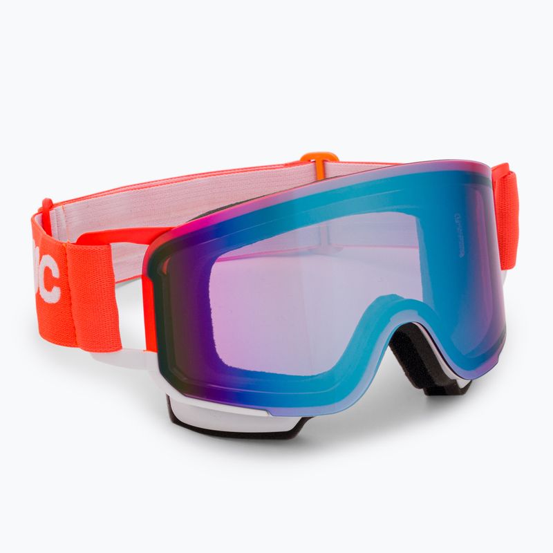 Skibrille POC Nexal Clarity Comp fluorescent orange/hydrogen white/spektris blue 2