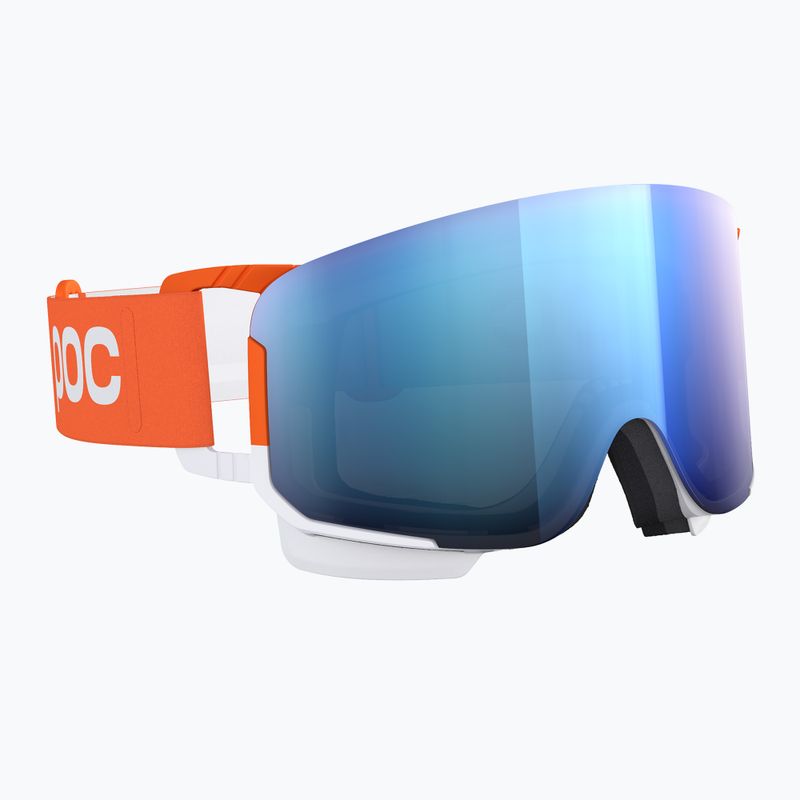 Skibrille POC Nexal Clarity Comp fluorescent orange/hydrogen white/spektris blue 10
