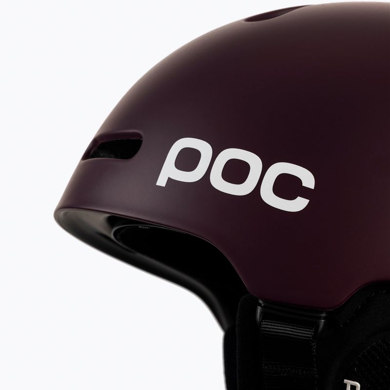 Skihelm POC Fornix MIPS garnet red matt 6