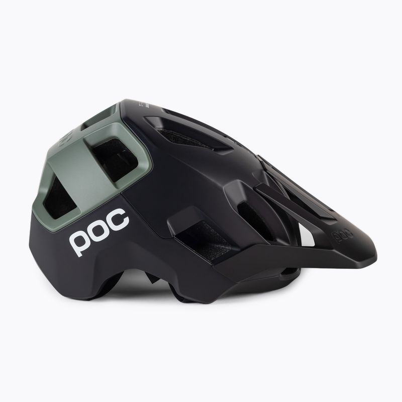 Fahrradhelm POC Kortal uranium black/epidote green metallic/matt 3