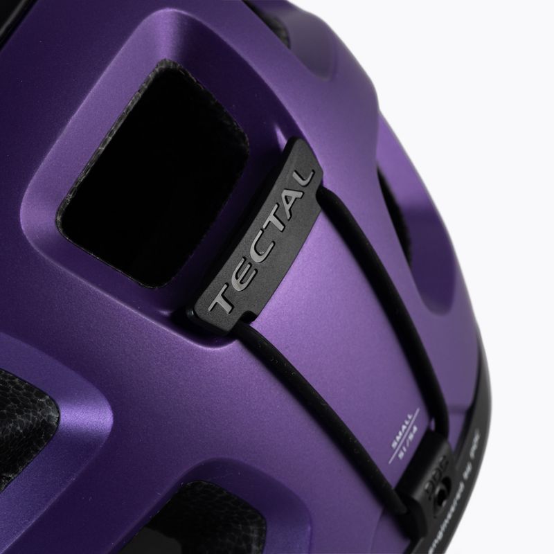 Fahrradhelm POC Tectal Race MIPS uranium black/sapphire purple metallic/matt 7