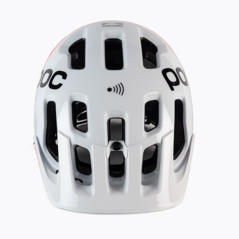 Fahrradhelm POC Tectal Race MIPS NFC hydrogen white/fluorescent orange avip 2