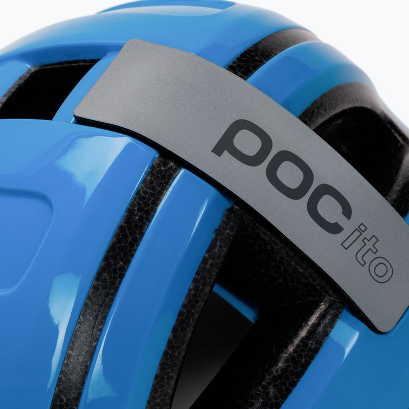 Fahrradhelm für Kinder POC POCito Omne MIPS fluorescent blue 7