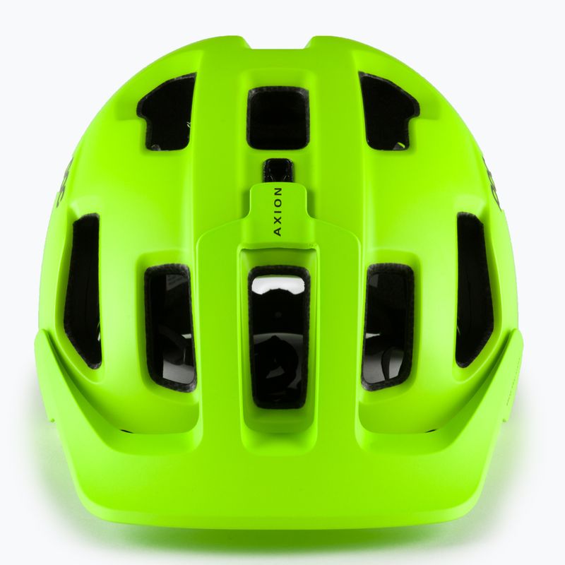 Fahrradhelm POC Axion fluorescent yellow/green matt 2