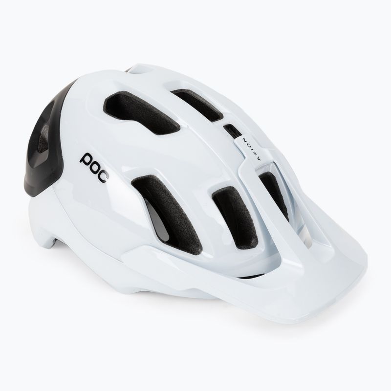 Fahrradhelm POC Axion Race MIPS hydrogen white/uranium black matt