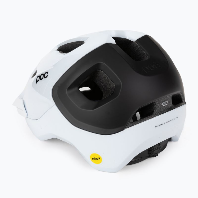 Fahrradhelm POC Axion Race MIPS hydrogen white/uranium black matt 4