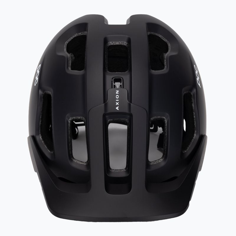 Fahrradhelm POC Axion Race MIPS uranium black matt/hydrogen white 2