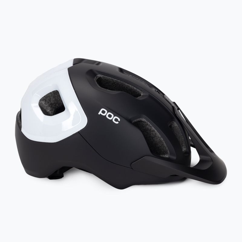 Fahrradhelm POC Axion Race MIPS uranium black matt/hydrogen white 3