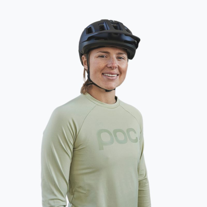 Damen Radfahren Longsleeve POC Reform Enduro Jersey prehnite green 2