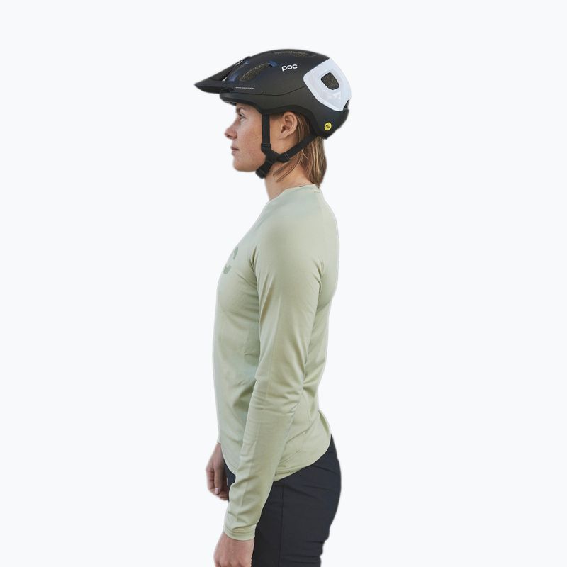 Damen Radfahren Longsleeve POC Reform Enduro Jersey prehnite green 4