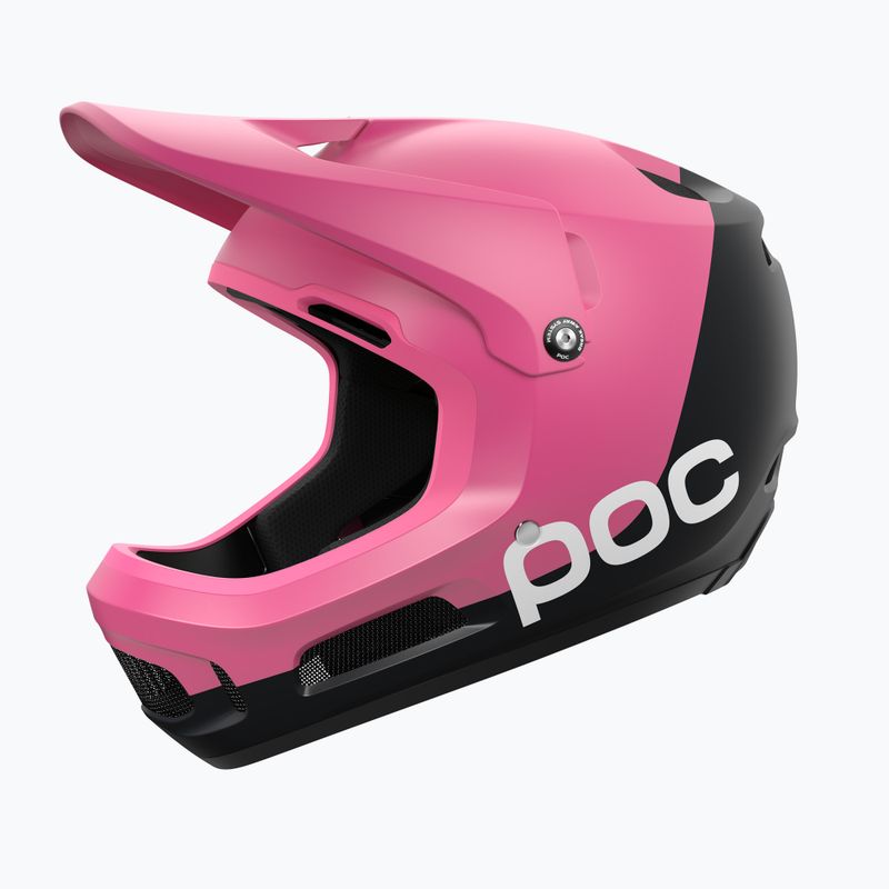 POC Coron Air MIPS Fahrradhelm actinium pink/uranium schwarz matt