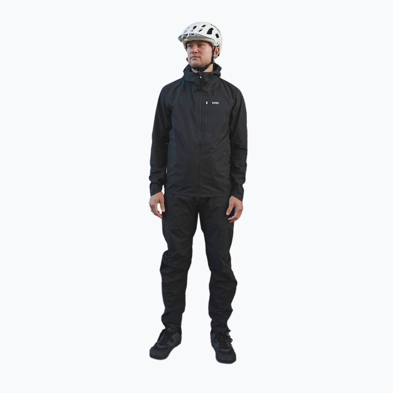 Fahrradjacke für Männer POC Motion Rain uranium black