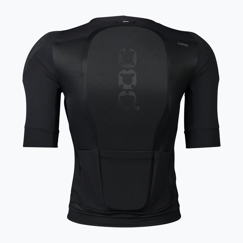 Radtrikot mit Protektoren POC Oseus VPD uranium black 2