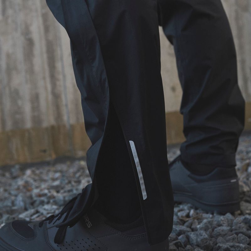 Fahrradhosen für Männer POC Motion Rain uranium black 11
