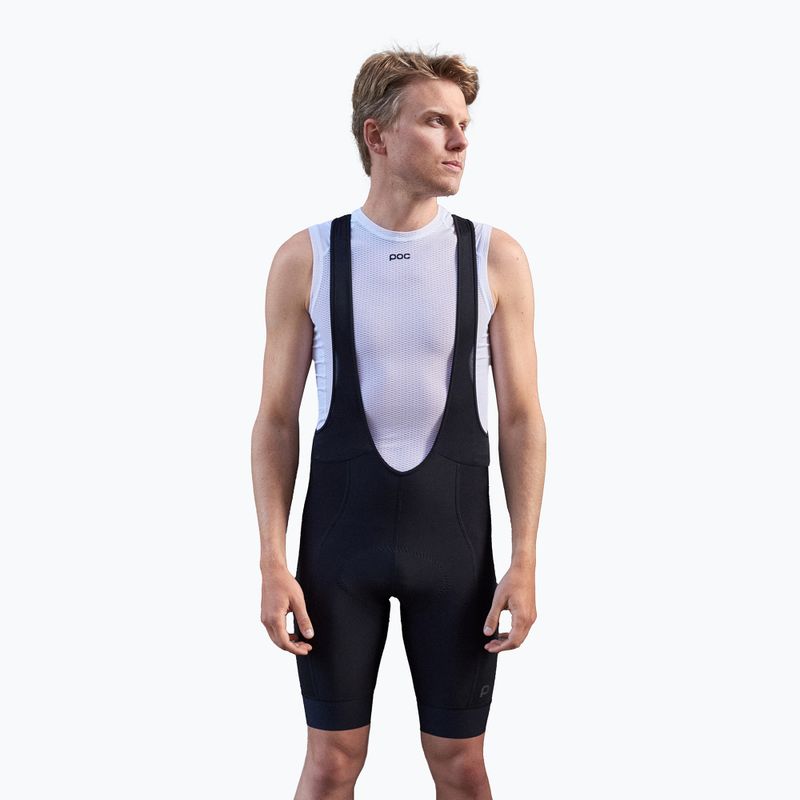Radhosen für Männer POC Rove Cargo VPDs Bib Shorts uranium black