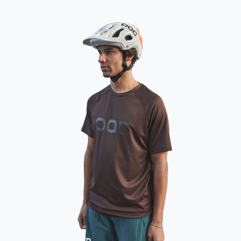 Fahrradtrikot für Männer POC Reform Enduro Tee axinite brown 2