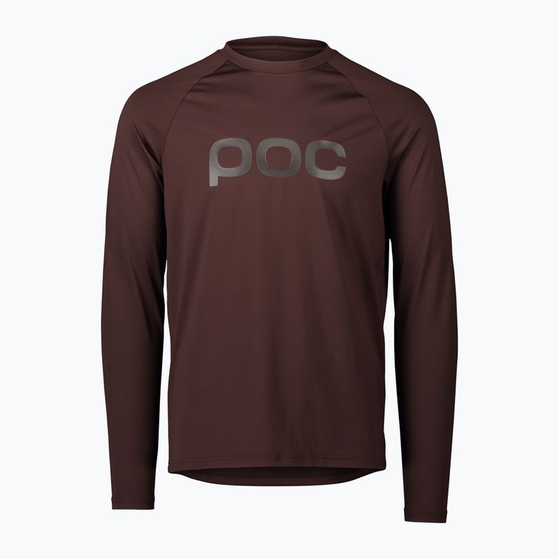 Herren-Radsport-Langarmhemd POC Reform Enduro Jersey axinite brown 3