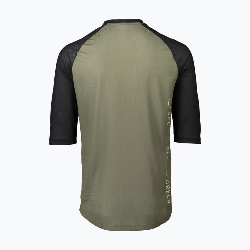 Fahrradtrikot für Männer POC MTB Pure 3/4 epidote green/uranium black 2