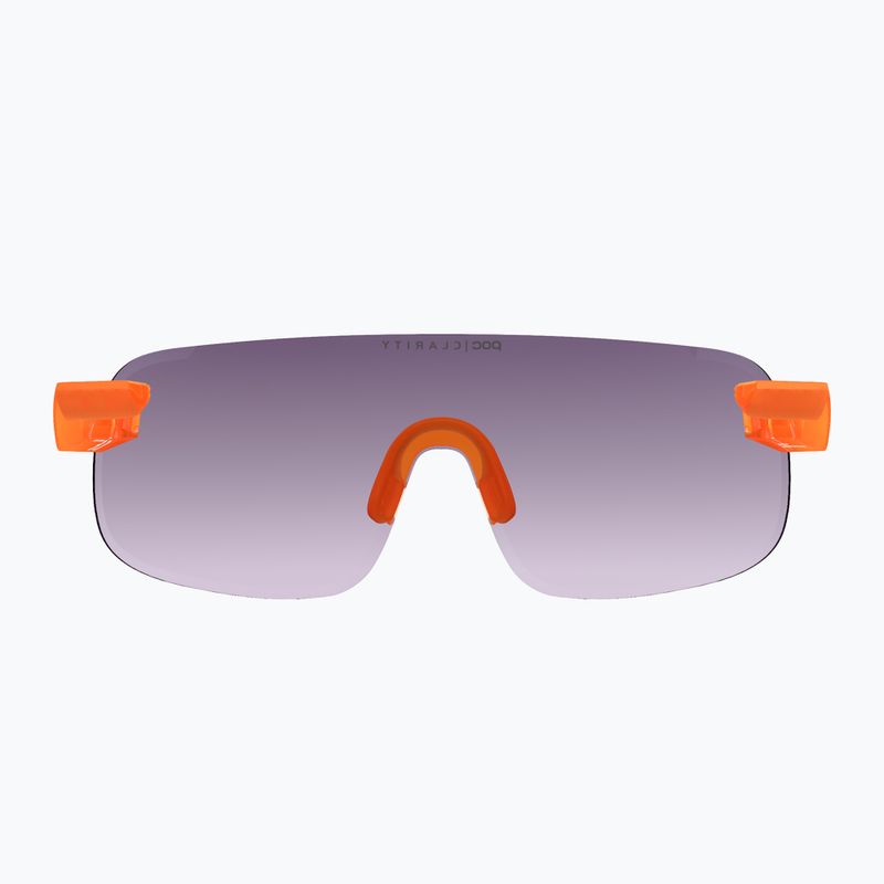 Fahrradbrille POC Elicit fluorescent orange translucent/clarity road gold 3