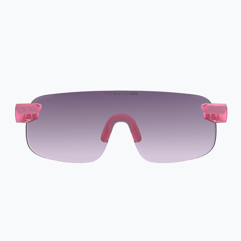 Fahrradbrille POC Elicit actinium pink translucent/clarity road silver 3