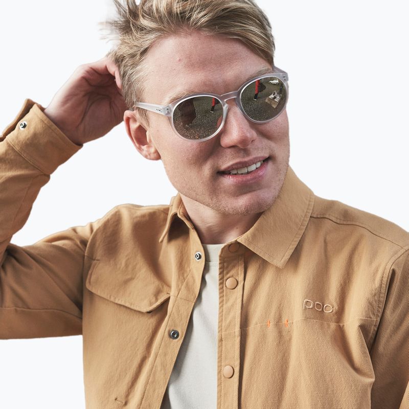 Sonnenbrille POC Know transparant crystal/clarity road silver 6
