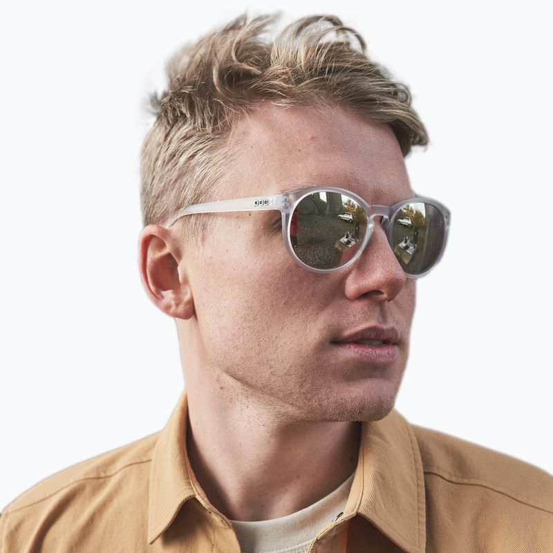 Sonnenbrille POC Know transparant crystal/clarity road silver 7