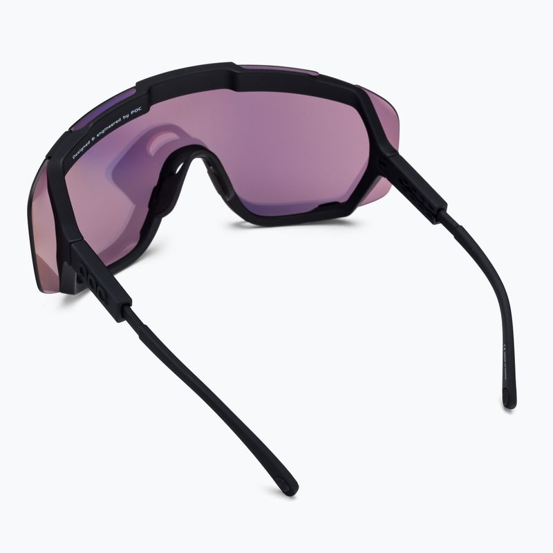 Fahrradbrille POC Devour uranium black/clarity road gold 2