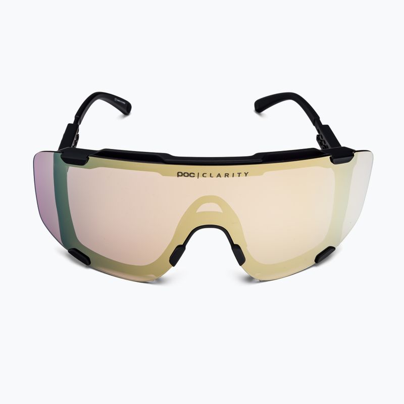 Fahrradbrille POC Devour uranium black/clarity road gold 3