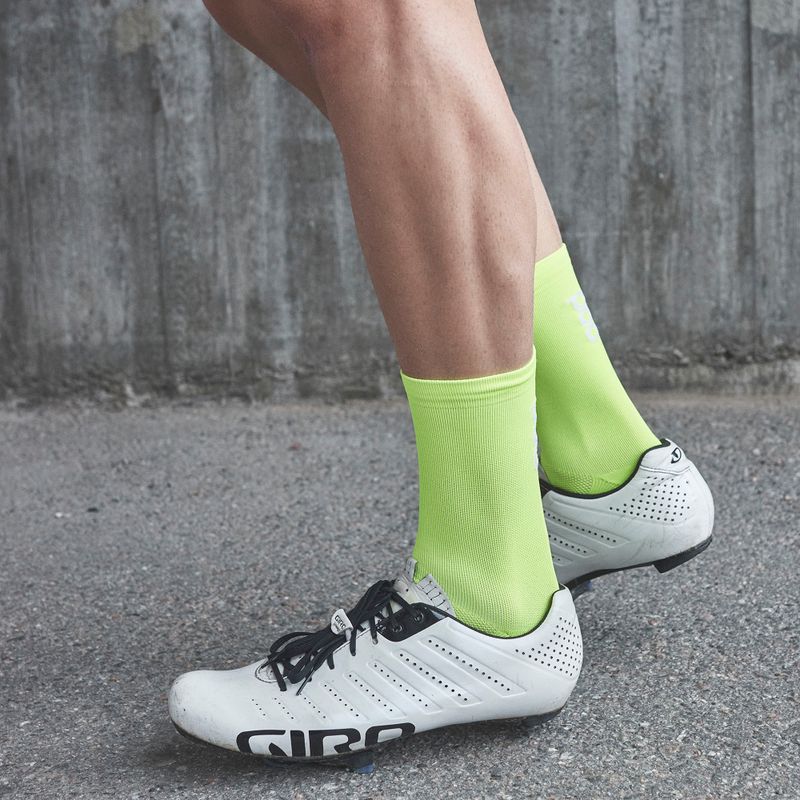 POC Fluo Sock Mid fluoreszierend gelb/grün Fahrradsocken 7