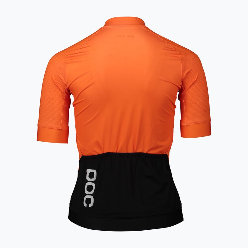 Fahrradtrikot für Frauen POC Essential Road zink orange 7