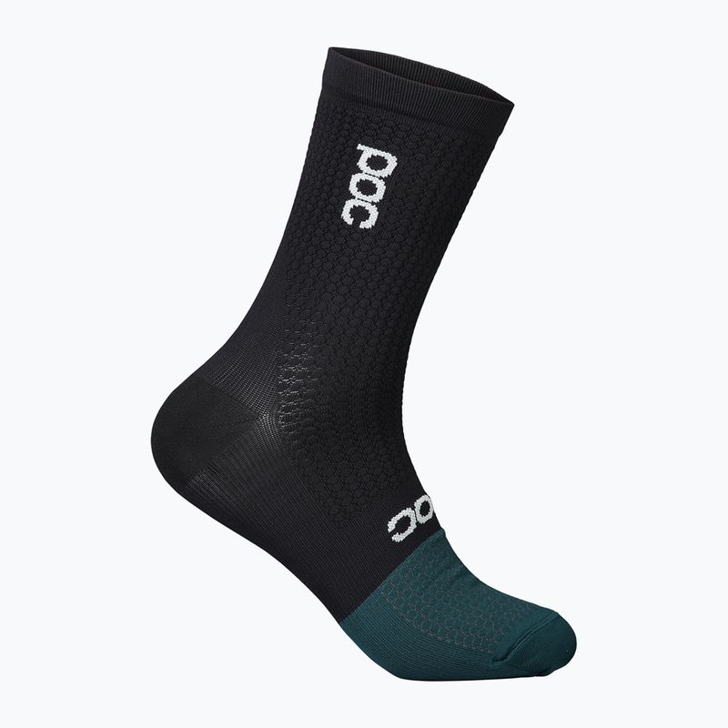 Radsocken POC Flair Mid uranium black/dioptase blue 4