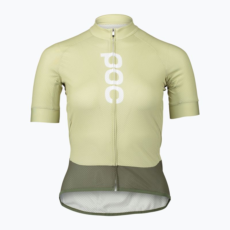 Fahrradtrikot für Frauen POC Essential Road Logo prehnite green/epidote green 5