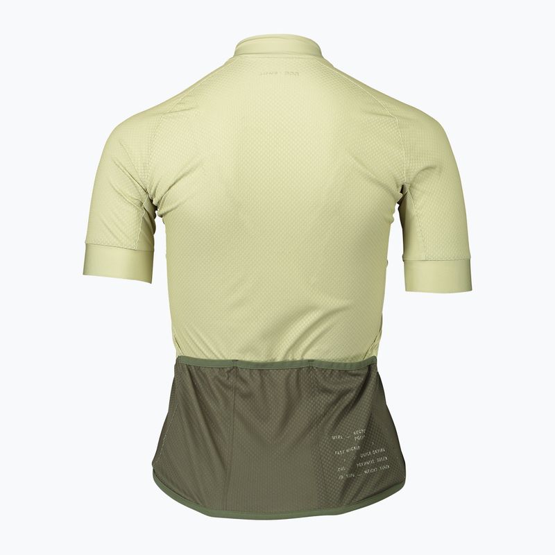 Fahrradtrikot für Frauen POC Essential Road Logo prehnite green/epidote green 6