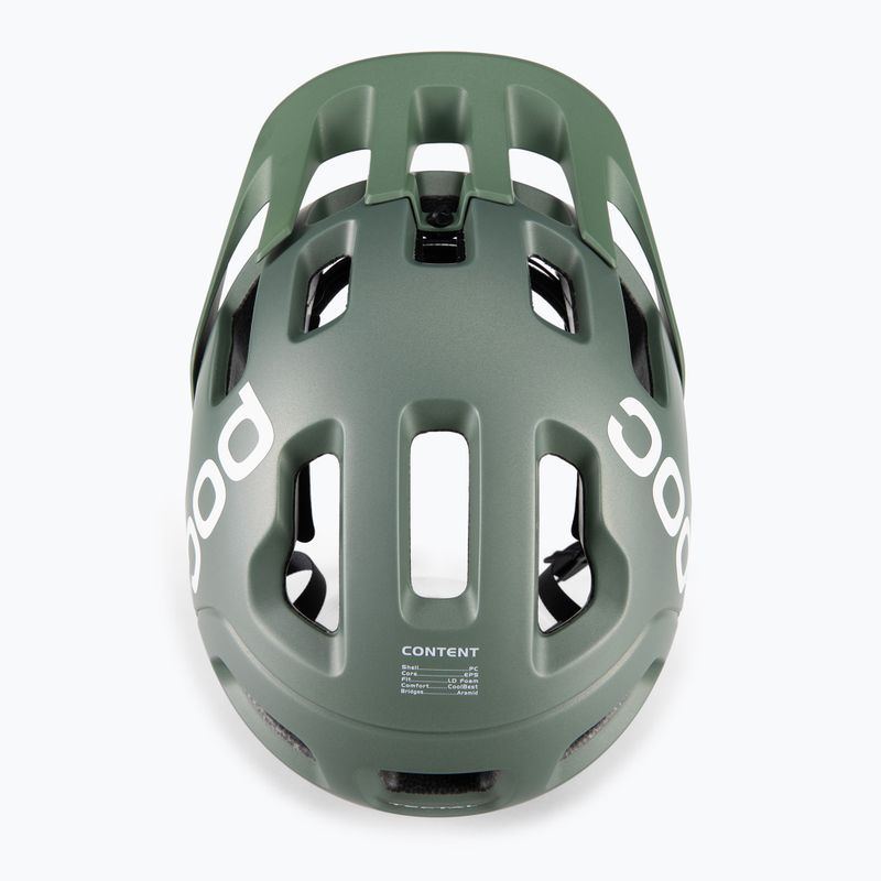 Fahrradhelm POC Tectal epidote green metallic/matt 5