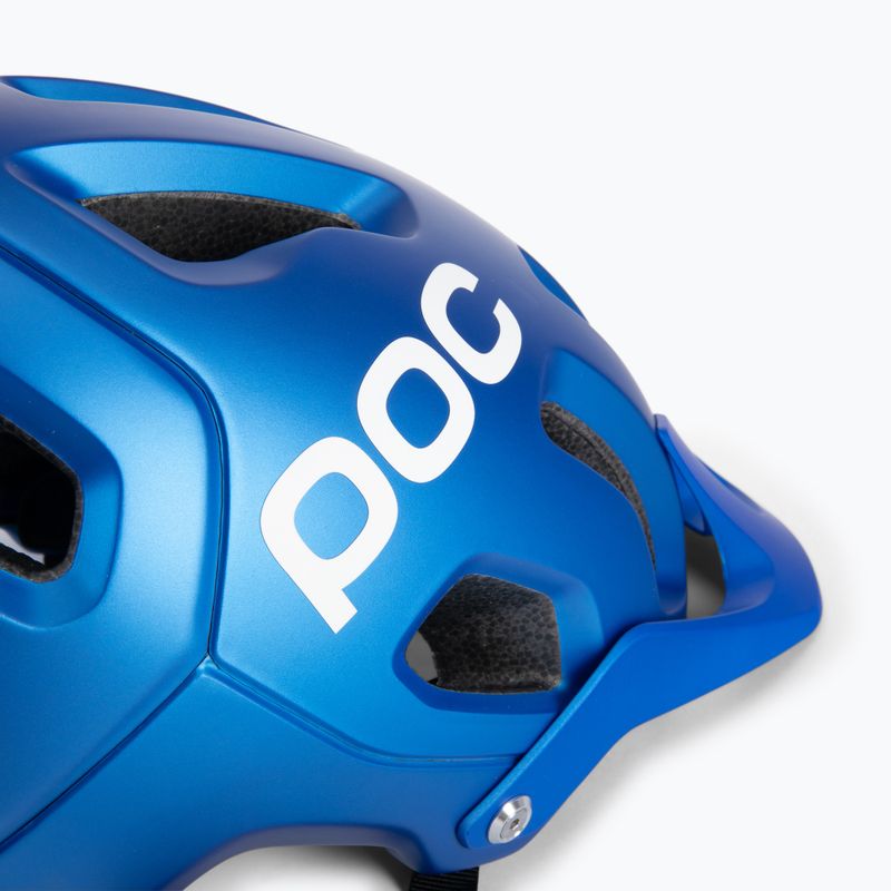 Fahrradhelm POC Tectal opal blue metallic/matt 6