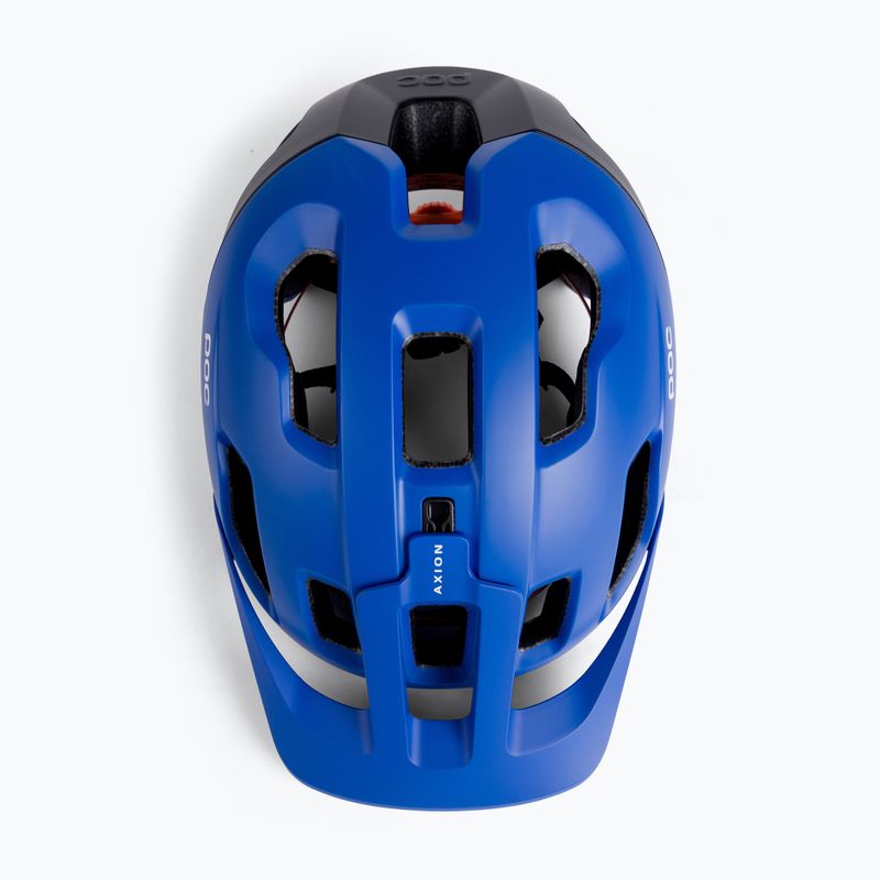 Fahrradhelm POC Axion SPIN natrium blue matt 6