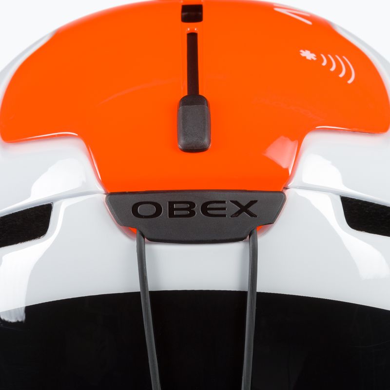 Skihelm POC Obex BC MIPS hydrogen white/fluorescent orange avip 6