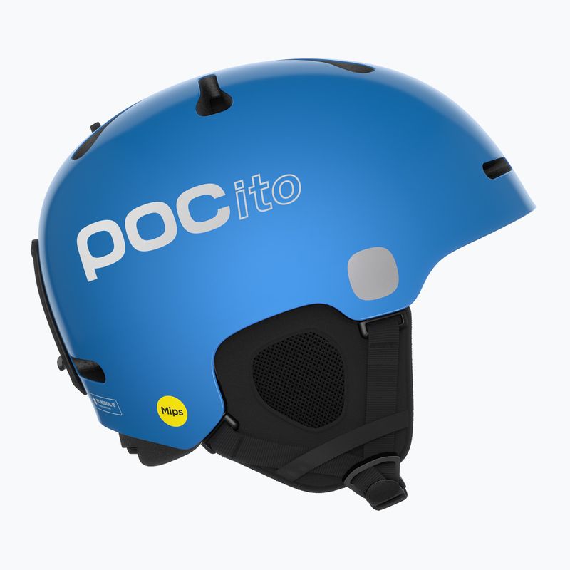 Skihelme für Kinder POC POCito Fornix MIPS fluorescent blue 11