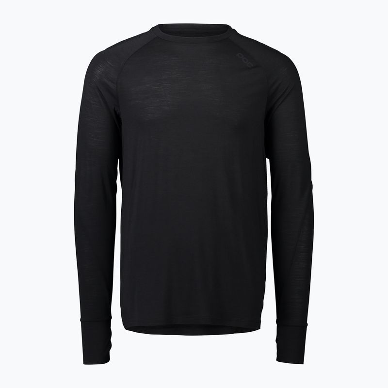 Trekking-Langarmhemd POC Light Merino uranium black