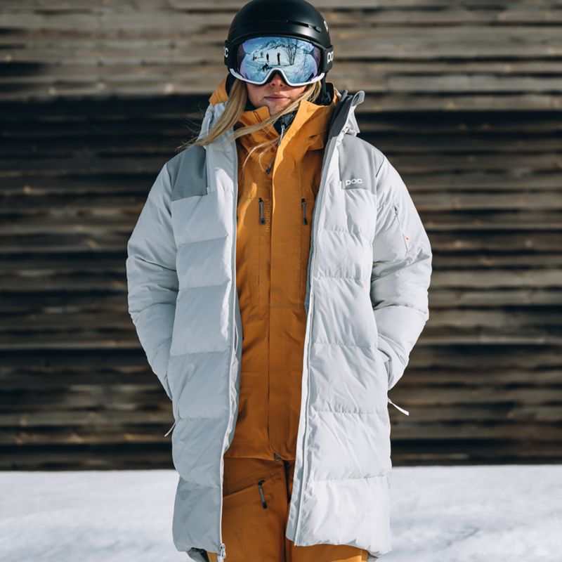 Daunenjacke für Frauen POC Loft Parka granite grey 13