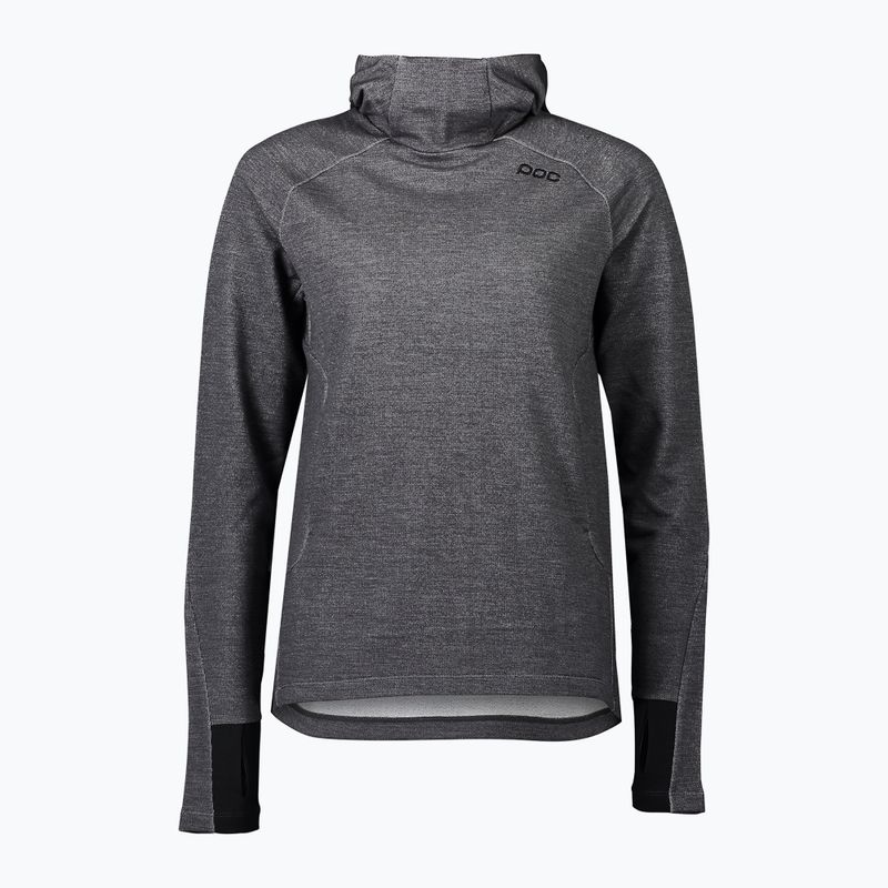 Damen Hoodie Sweatshirt POC Light Merino Hood sylvanite grey melange