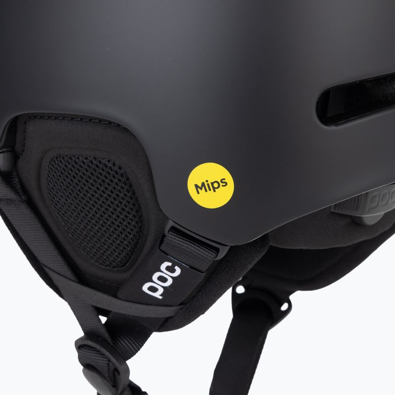 Skihelm POC Fornix MIPS uranium black matt