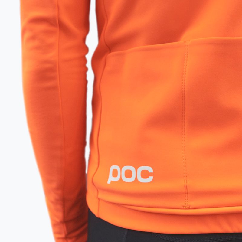 Herren-Radsport-Langarmhemd POC Radiant Jersey zink orange 4