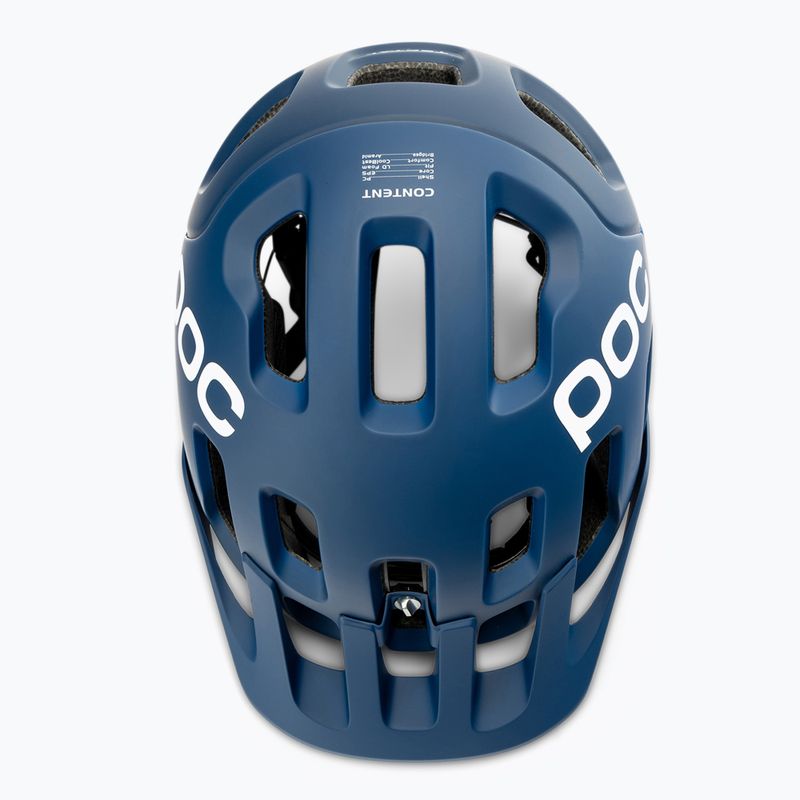 Fahrradhelm POC Tectal lead blue matt 6