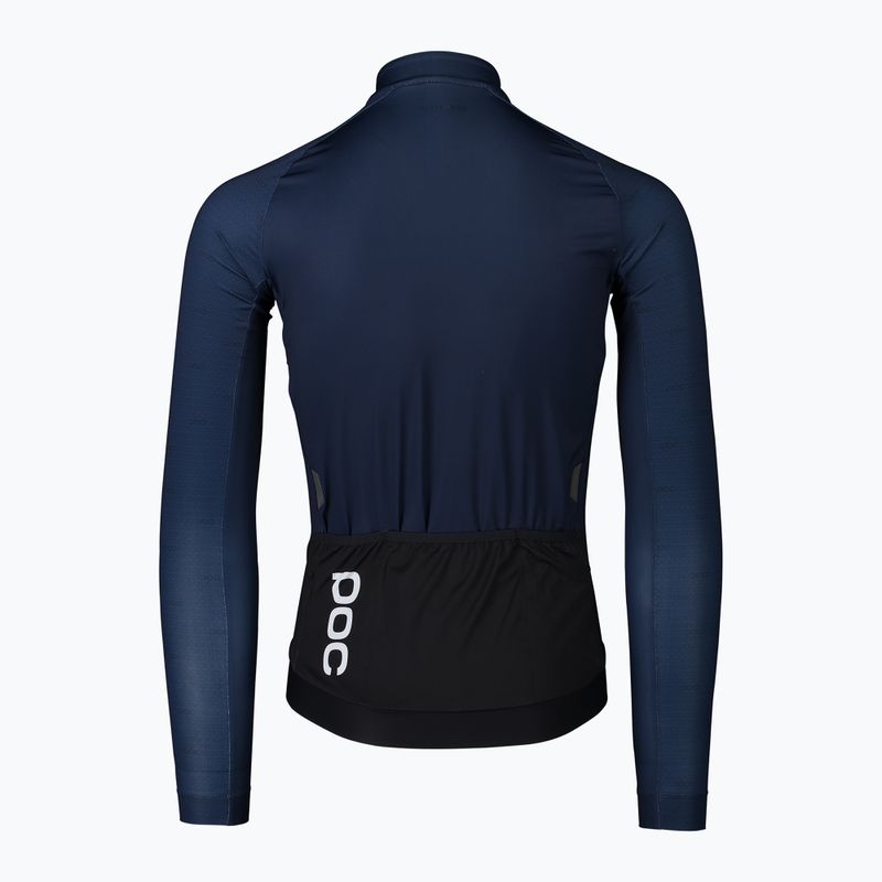 Herren-Radsport-Langarmhemd POC Essential Road poc o turmaline navy 2